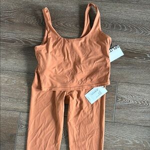 Zara Peach Activewear Set
